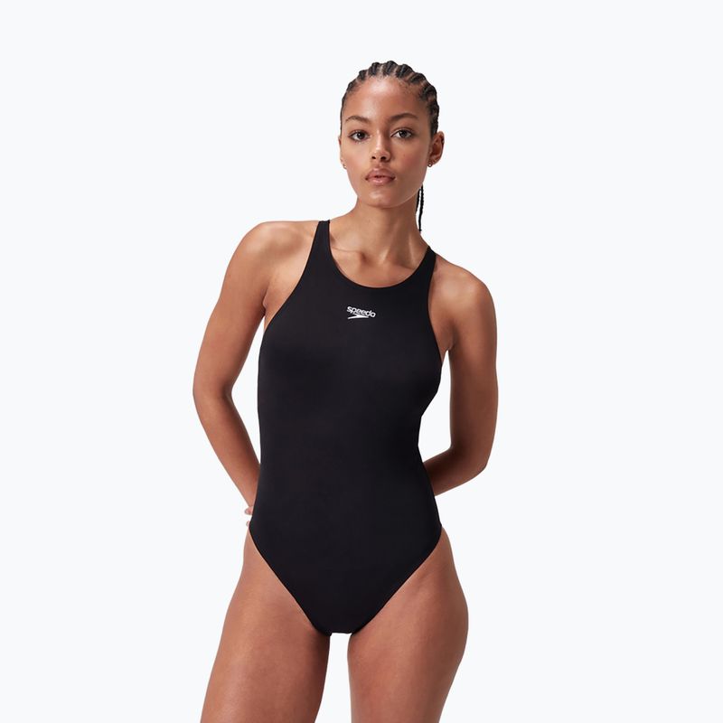 Speedo női egyrészes fürdőruha Endurance+ V-Back fekete 6