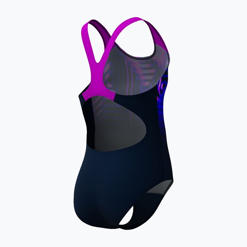 Gyerek egyberészes fürdőruha Speedo Digital Placement Splashback diva 4