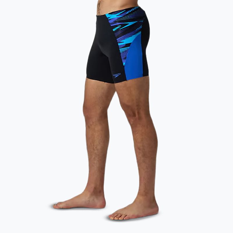 Férfi úszó jammer Speedo Endurance+ Max Splice Jammer black/cobalt pop 4