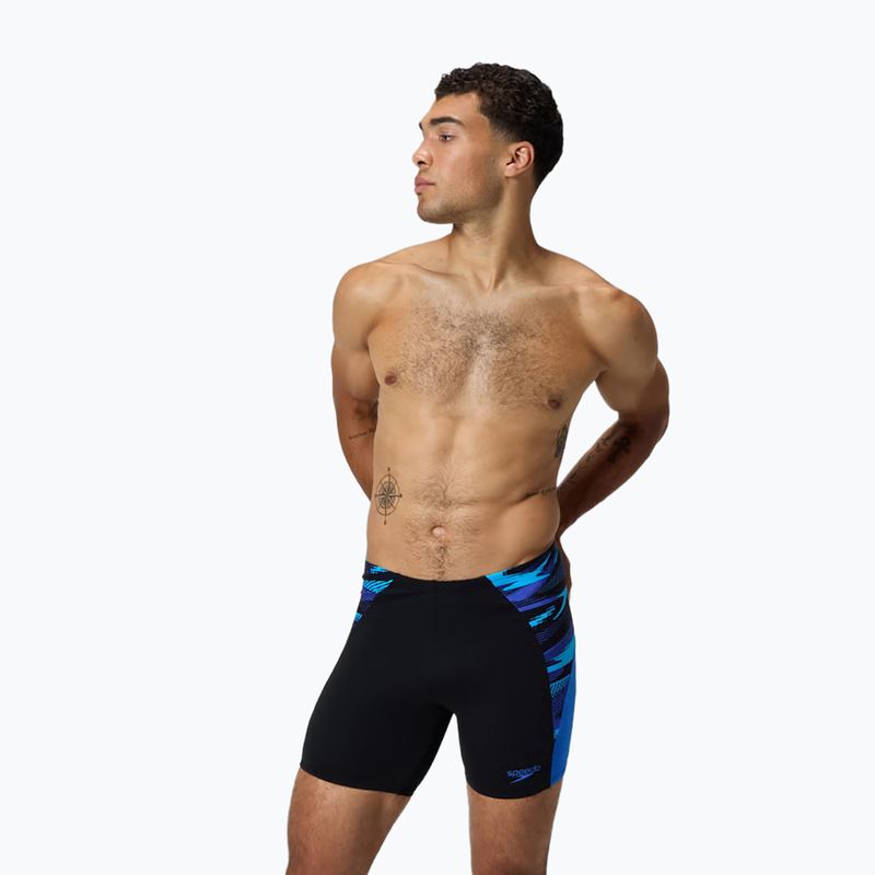 Férfi úszó jammer Speedo Endurance+ Max Splice Jammer black/cobalt pop 4