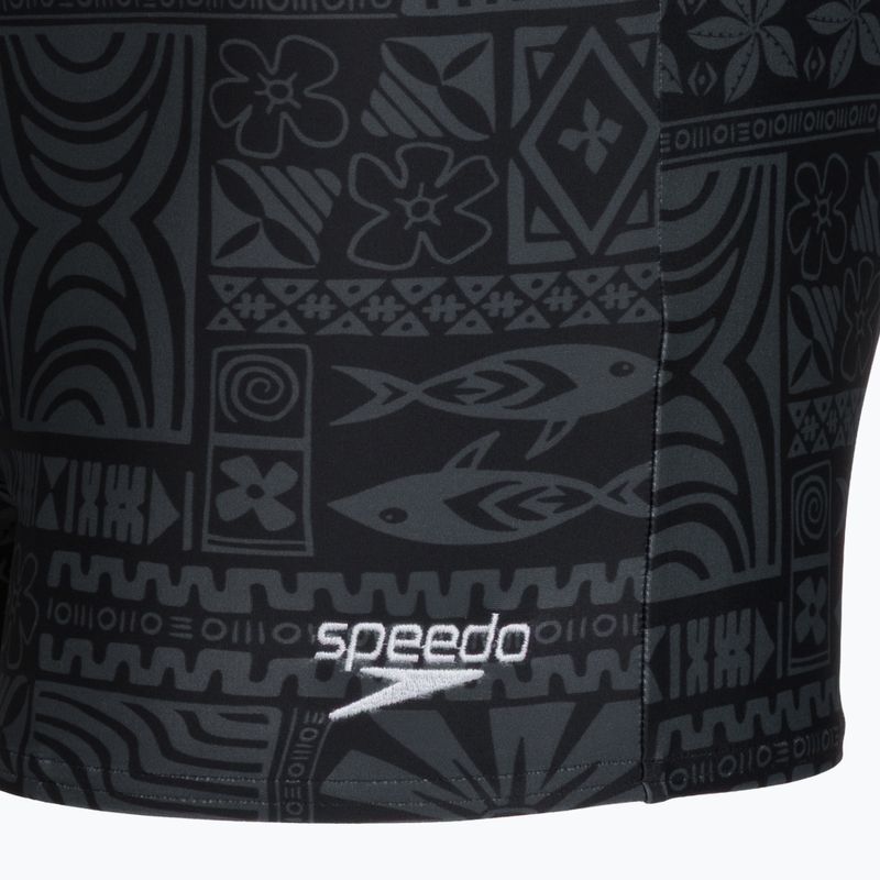 Úszó boxer nadrág Speedo Valmilton Aquashort anthracite 4