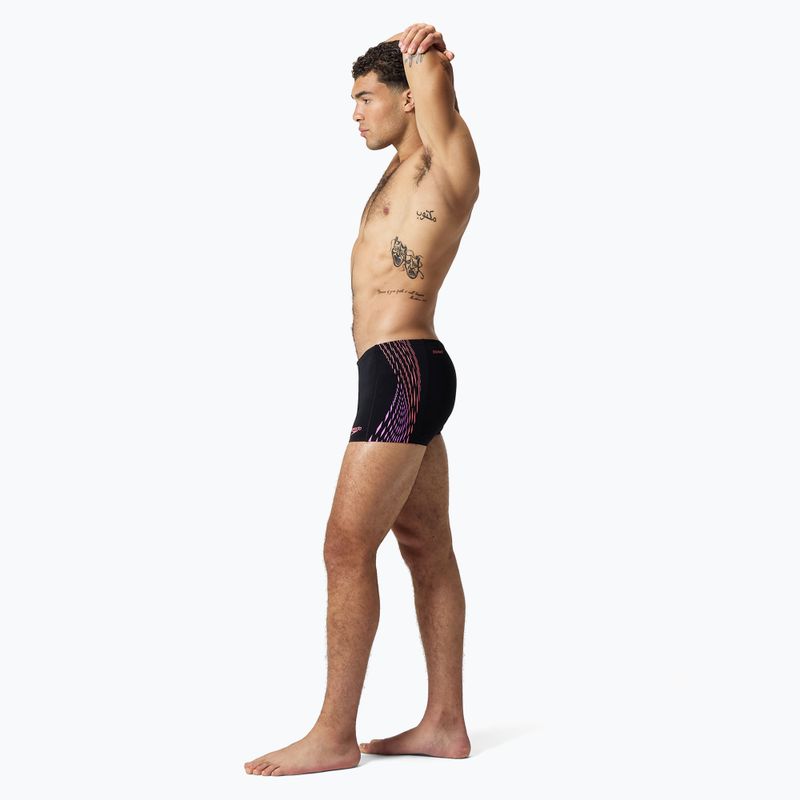 Férfi úszónadrág Speedo Tech Panel Aquashort black/coral sands 2
