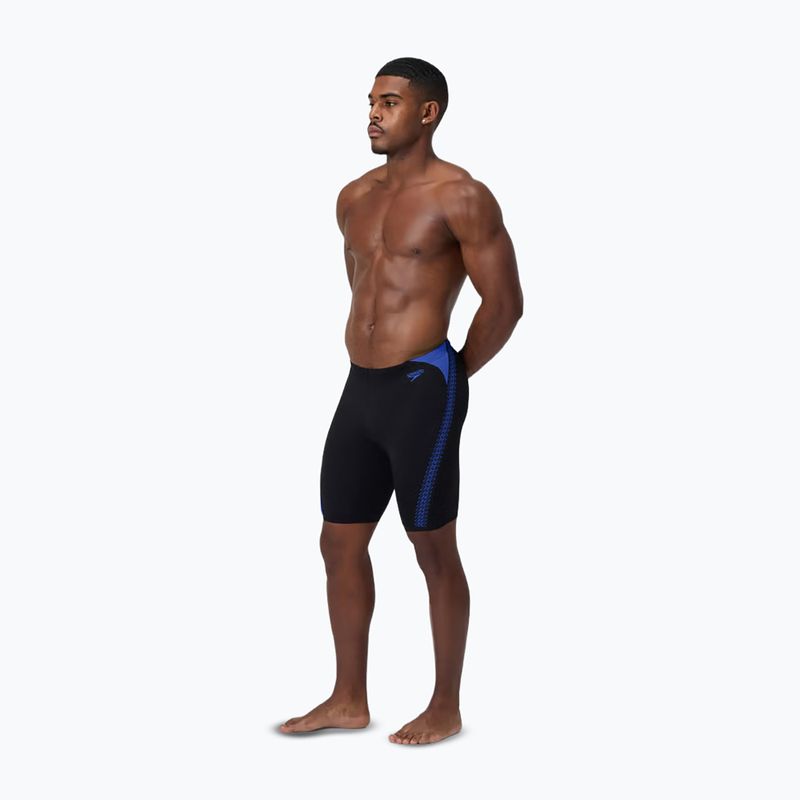 Férfi úszó jammer Speedo Hyper Boom Splice black/cobalt pop 2