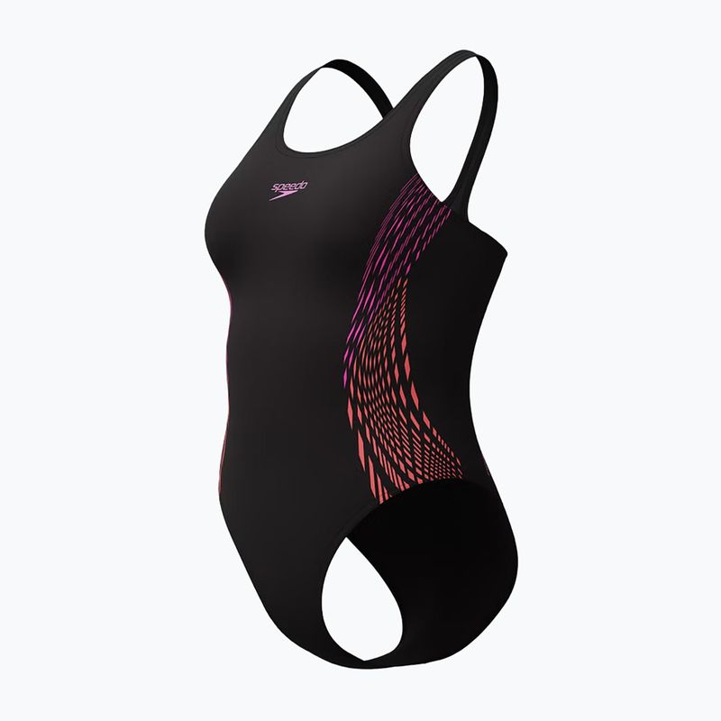 Női egyrészes fürdőruha Speedo Placement Muscleback neon violet 3