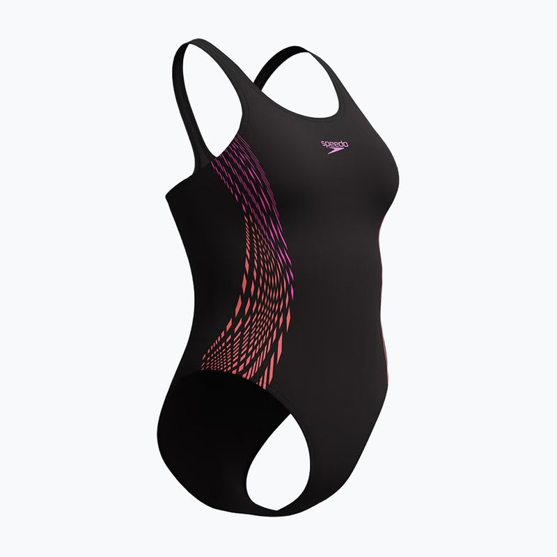 Női egyrészes fürdőruha Speedo Placement Muscleback neon violet 4