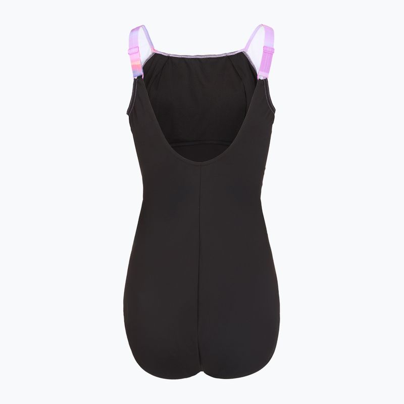 Női egyrészes fürdőruha Speedo Shaping LunaLustre Printed neon violet 2