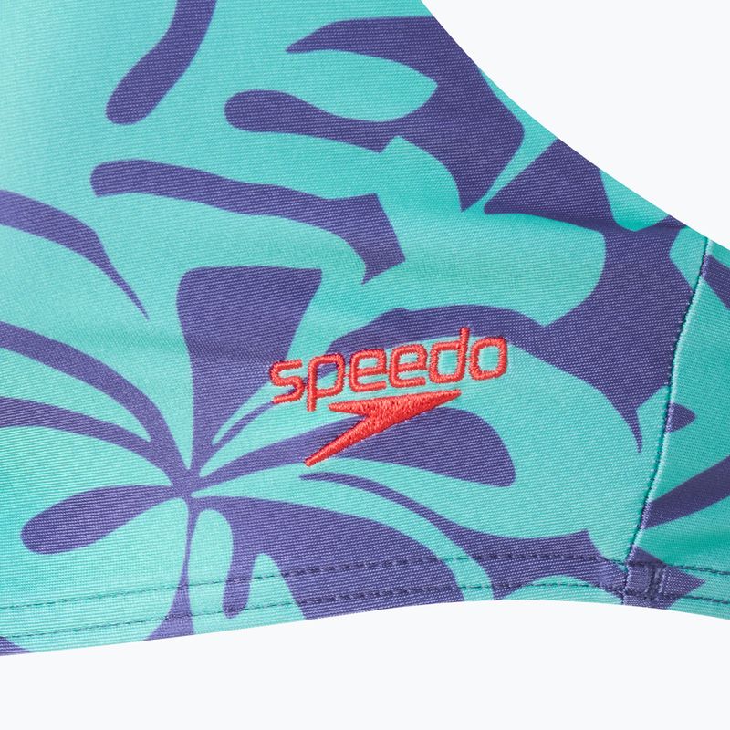 Női kétrészes fürdőruha Speedo Printed Adjustable Thinstrap hapuna kék 3
