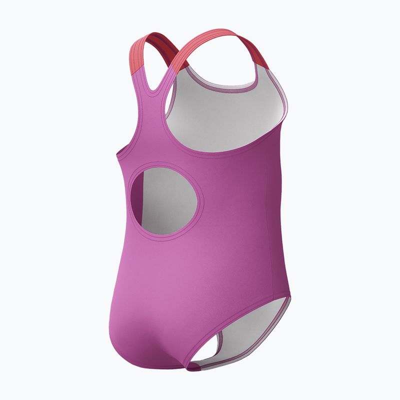 Gyermek egyrészes úszódressz Speedo Learn To Swim Medalist neon ibolya 4