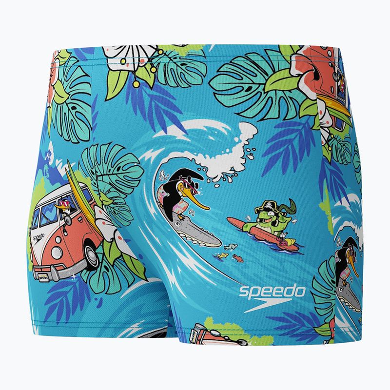 Gyerek úszódobozok Speedo Learn To Swim Digital Allover Aquashort picton blue 3