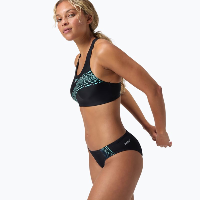 Női kétrészes fürdőruha Speedo Placement Bikini set arctic glass 8