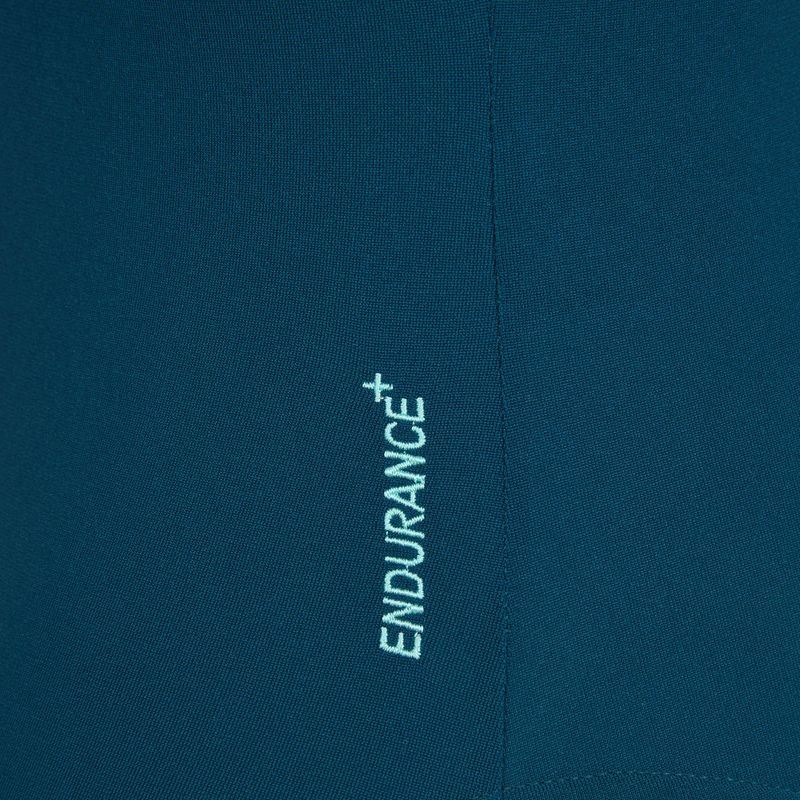 Női egyrészes fürdőruha Speedo Racer Zip with Built in Swim Bra dark teal 4