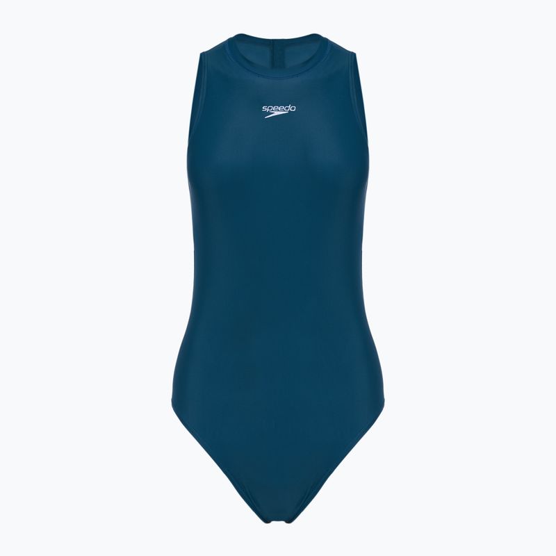 Speedo Hydrasuit női egyrészes fürdőruha sötét teal színű