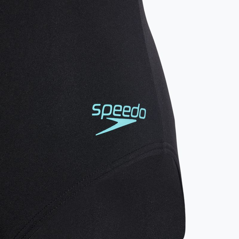 Női egyrészes fürdőruha Speedo Flex Band úszómelltartóval antracit színben 3