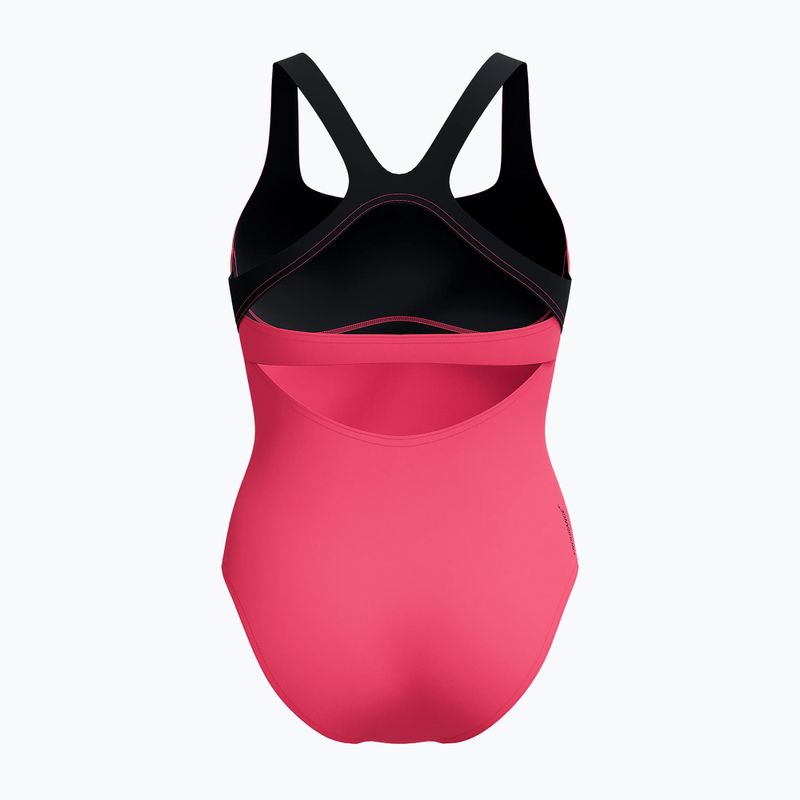 Női egyrészes fürdőruha Speedo Flex Band with Swim Bra raspbery fill/vermilion/punch 8