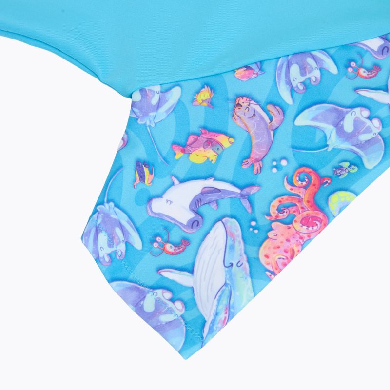 Férfi kétrészes úszóruha Speedo Learn To Swim Digital Rash Top Set turkish sea 6