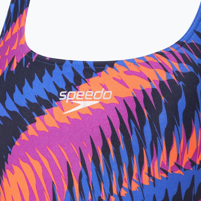 Speedo női egyrészes fürdőruha Allover Digital Powerback borotvaéles/diva 3