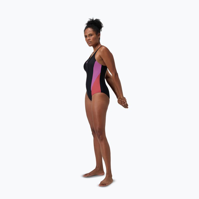 Női egyrészes fürdőruha Speedo Colourblock 2.0 neon violet 2