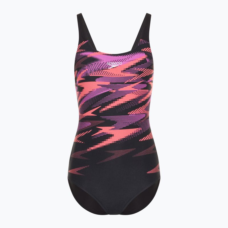 Speedo HyperBoom Placement Muscleback korallhomok női egyrészes fürdőruha