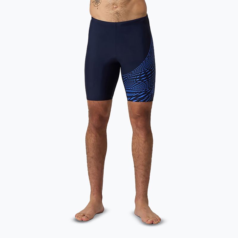 Férfi úszó jammer Speedo Medley Logo Jammer navy/cobalt pop 5