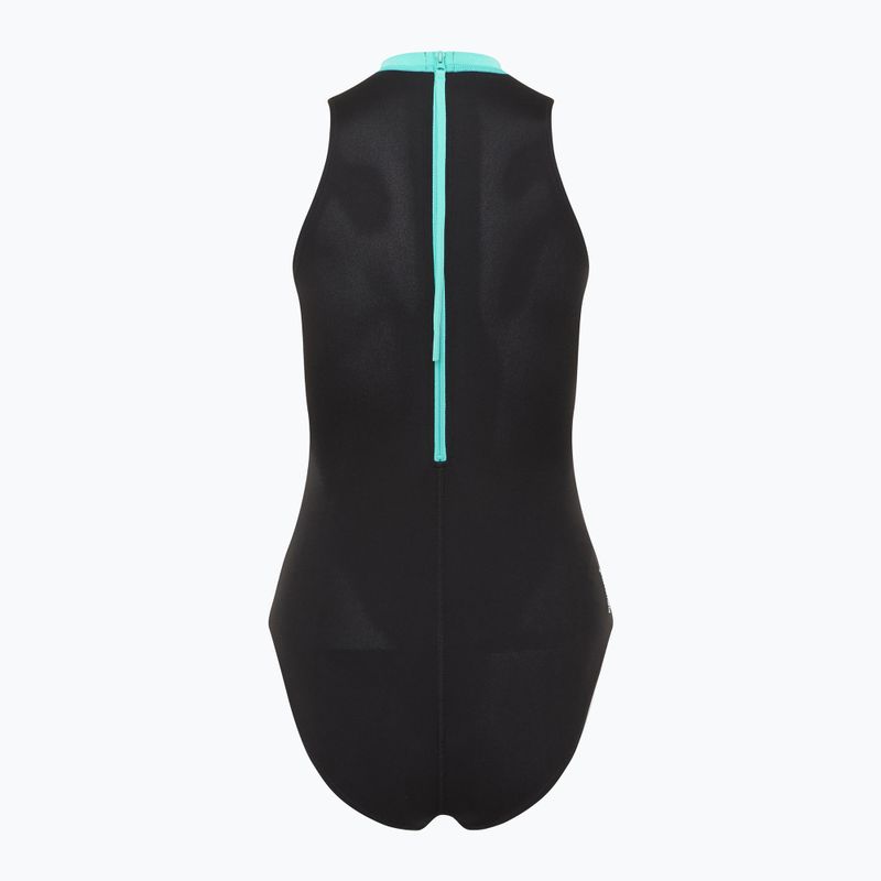 Női egyrészes fürdőruha Speedo nyomtatott Hydrasuit speedo fekete 2