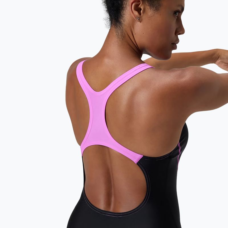 Női egyrészes fürdőruha Speedo Medley Logo Medalist neon violet 10