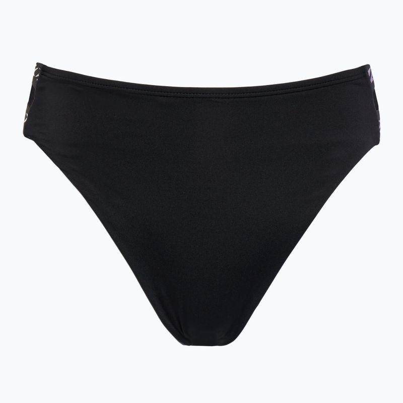 Női kétrészes fürdőruha Speedo Solid Logo Elasztikus magas derekú alsó speedo fekete