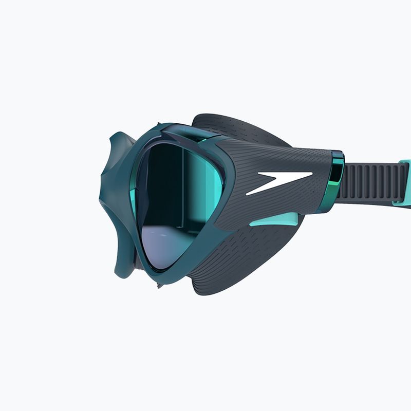 Speedo Biofuse 2.0 Mirror női úszószemüveg sötét teal / kobalt / smaragd tükör 4