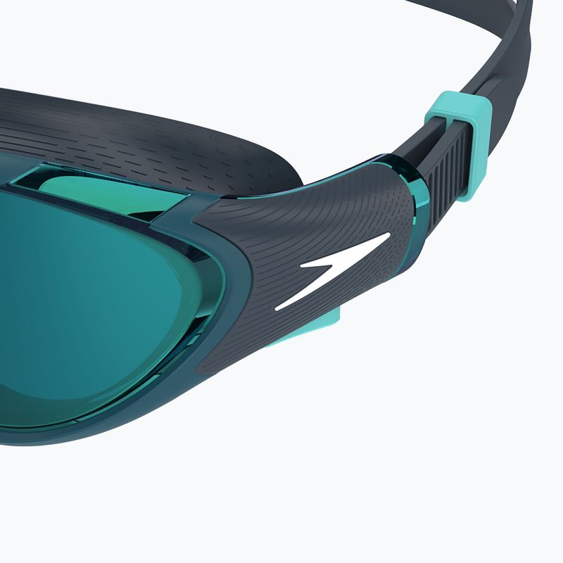 Speedo Biofuse 2.0 Mirror női úszószemüveg sötét teal / kobalt / smaragd tükör 5