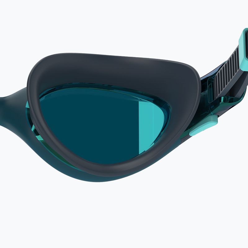 Speedo Biofuse 2.0 Mirror női úszószemüveg sötét teal / kobalt / smaragd tükör 6