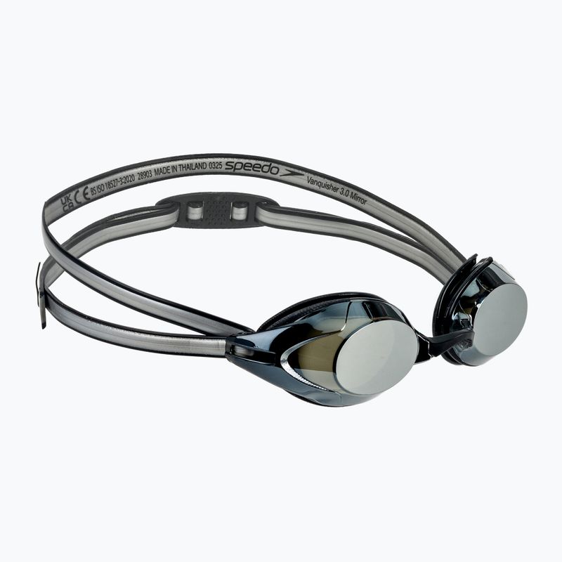 Speedo Vanquisher 3.0 tükrös fekete / füst / ezüst tükrös úszószemüveg