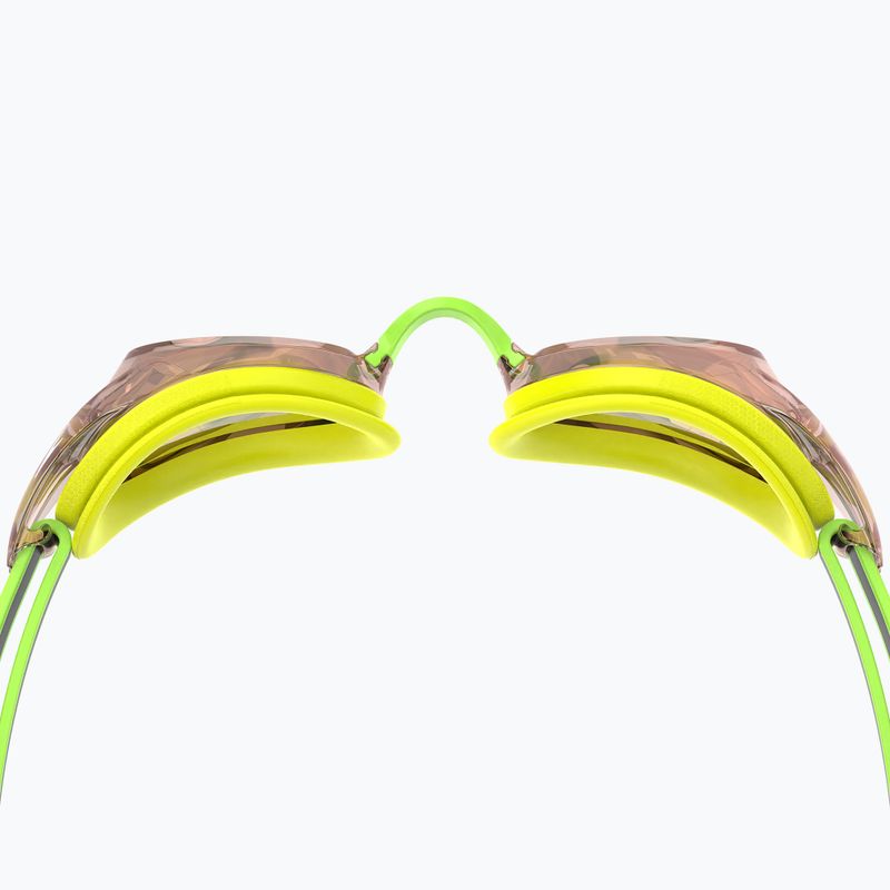 Speedo Vanquisher 3.0 Mirrored hiper sárga/szürke/ablaze tükrös úszószemüveg 3