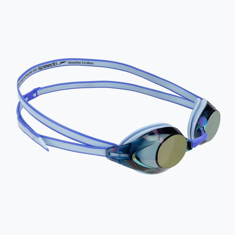 Speedo Vanquisher 3.0 tükrös hawaii égbolt / kobalt / írisz tükrös úszószemüveg