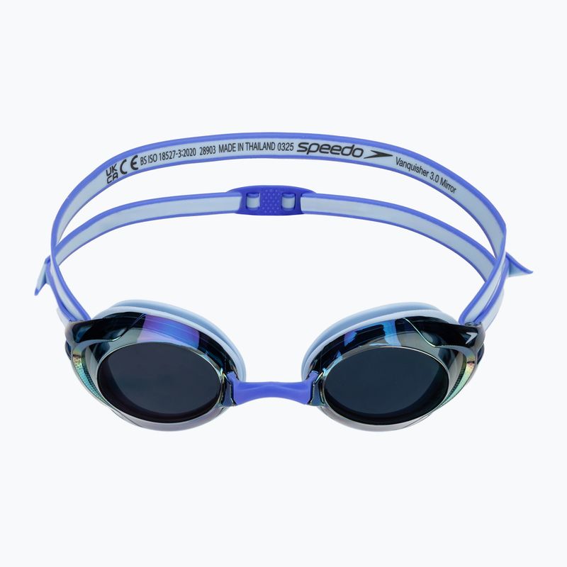 Speedo Vanquisher 3.0 tükrös hawaii égbolt / kobalt / írisz tükrös úszószemüveg 2