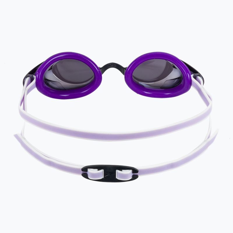 Speedo női úszószemüveg Vanquisher 3.0 Mirrored tükrözött lila halványlila/iris/ezüst tükör 4