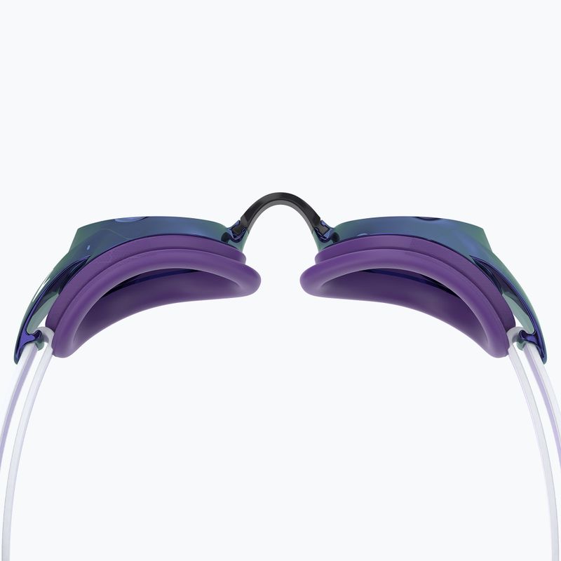 Speedo női úszószemüveg Vanquisher 3.0 Mirrored tükrözött lila halványlila/iris/ezüst tükör 2