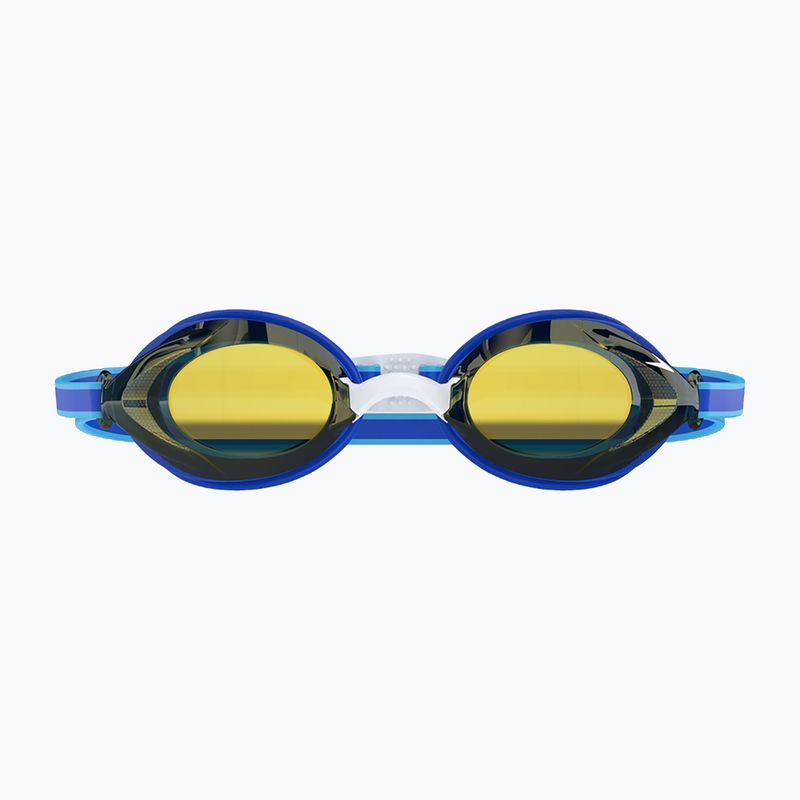 Speedo Vanquisher 3.0 Mirror gyermek úszószemüveg kobalt pop / kobalt / arany tükör 2