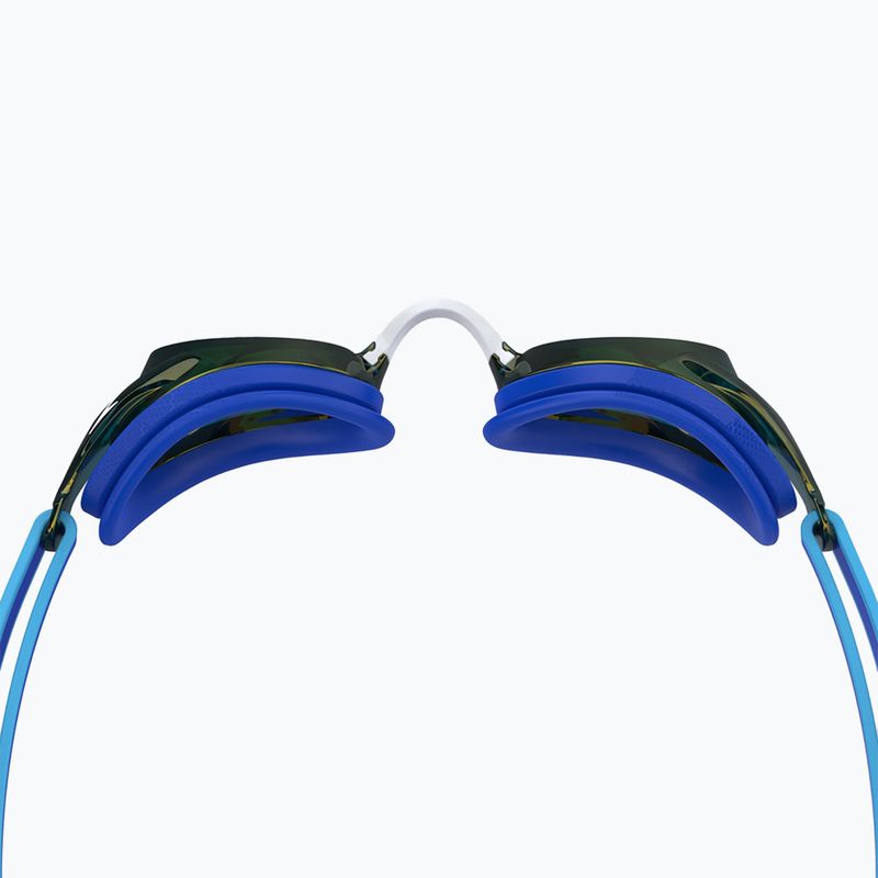 Speedo Vanquisher 3.0 Mirror gyermek úszószemüveg kobalt pop / kobalt / arany tükör 3