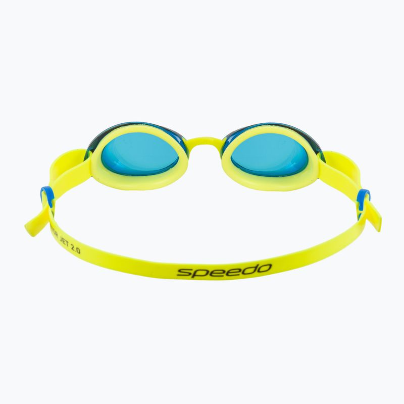 Speedo Jet 2.0 gyermek úszószemüveg empire sárga / neon kék 4
