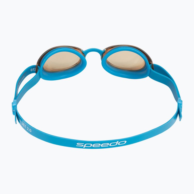 Speedo Jet 2.0 azúrkék / papagáj gyermek úszószemüveg 4