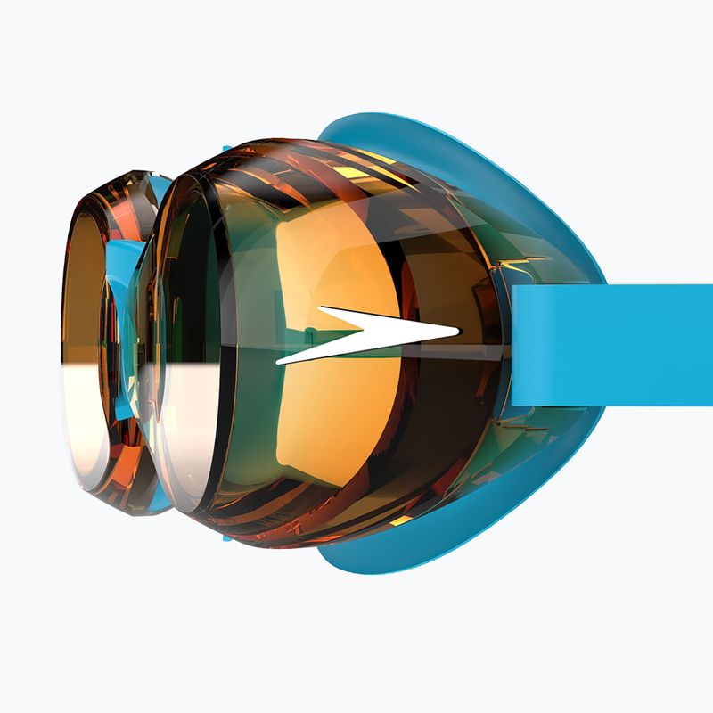 Speedo Jet 2.0 azúrkék / papagáj gyermek úszószemüveg 5