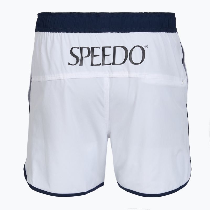 Férfi Speedo Jetstream Retro Logo Volley 16" fehér úszónadrág, fehér 2