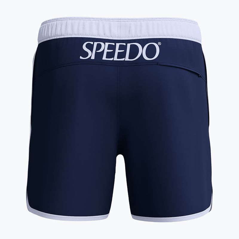 Férfi úszóshort Speedo Jetstream Retro Logo Volley 16" peacoat 2