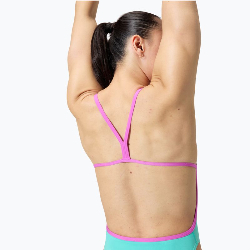 Speedo Solid Vback arctic glass női egyrészes fürdőruha 5