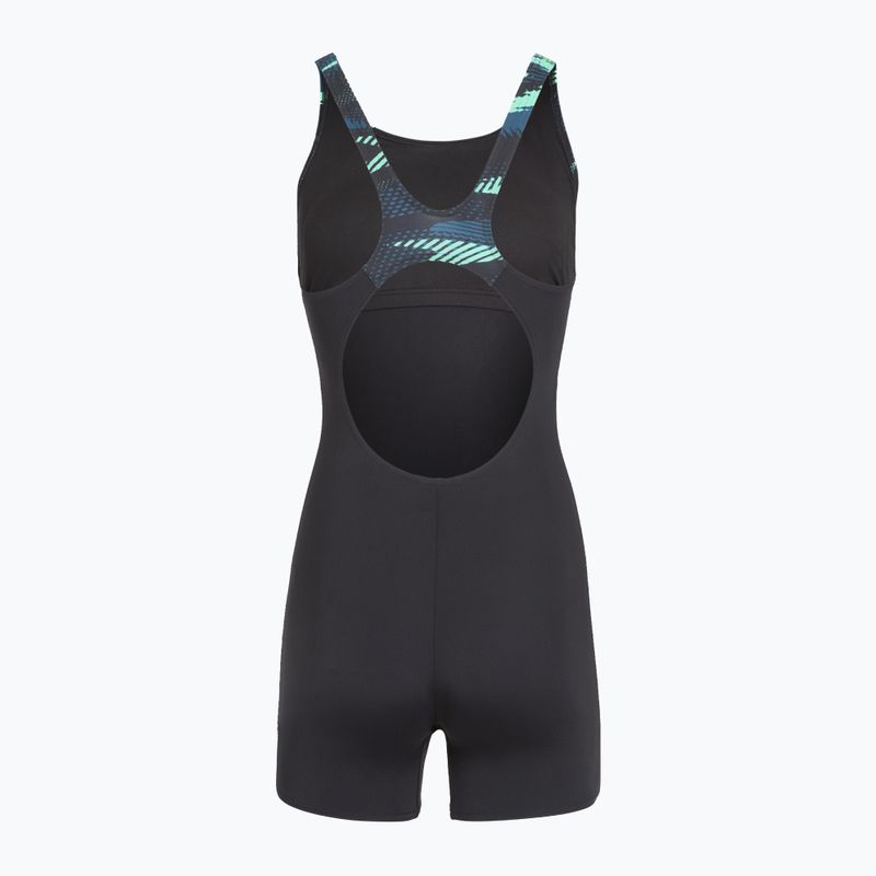 Női egyrészes fürdőruha Speedo HyperBoom Splice Legsuit dark teal 2