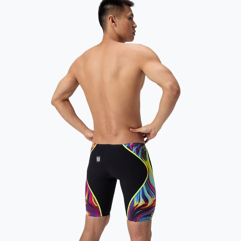 Férfi úszó jammer Speedo Fastskin LZR Intent 2.0 Jammer black/molten blur/hyper yellow 3