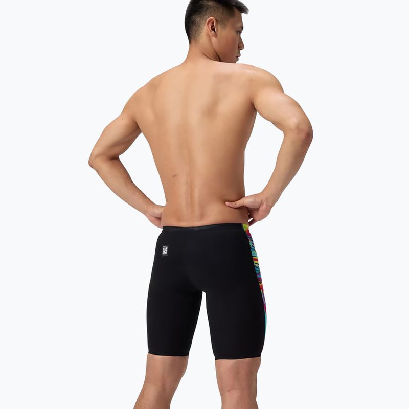 Férfi Speedo Fastskin LZR Pure Valor 2.0 úszónadrág, molten black/molten blur 3