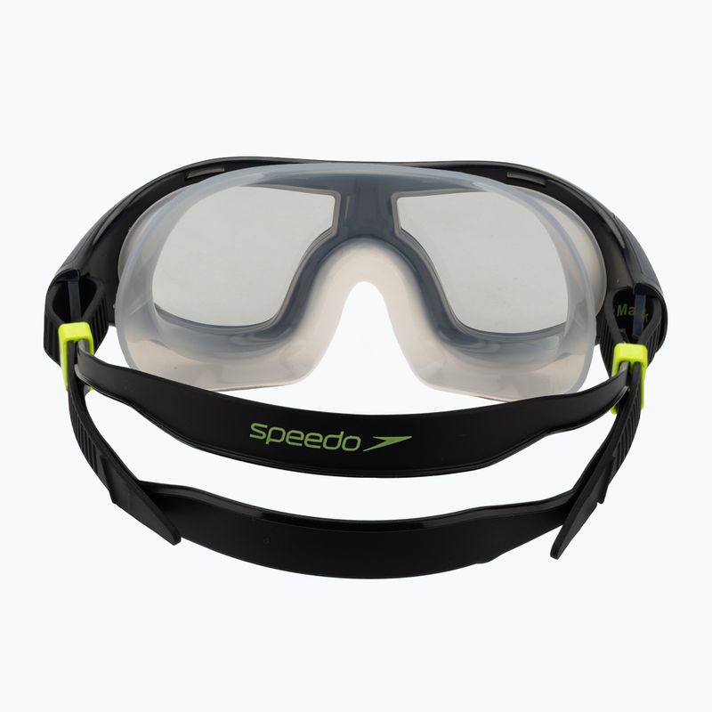 Speedo Biofuse 2.0 fekete / acél úszómaszk 4