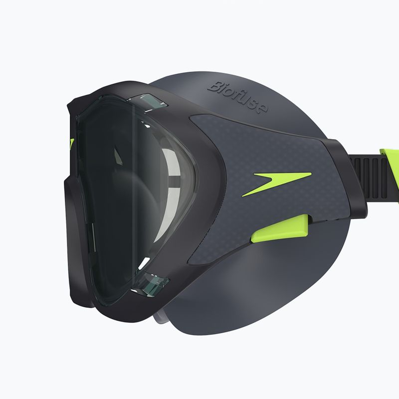 Speedo Biofuse 2.0 fekete / acél úszómaszk 4