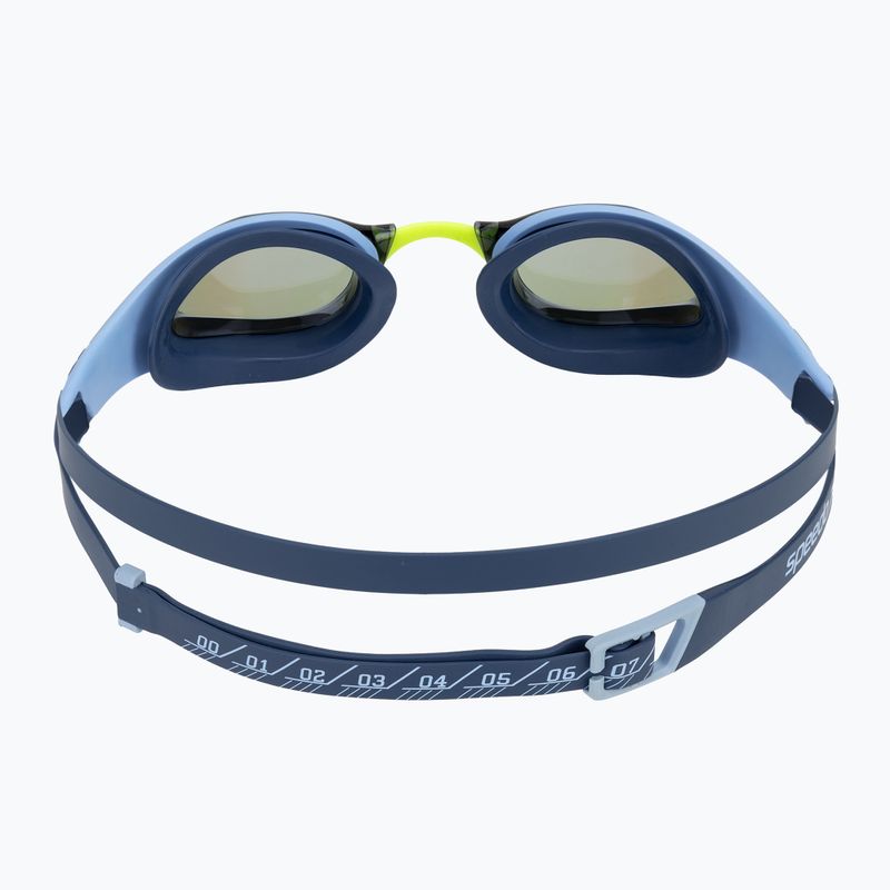 Speedo Fastskin Pure Focus Mirror cukor kék / füst / írisz tükör úszószemüveg 4
