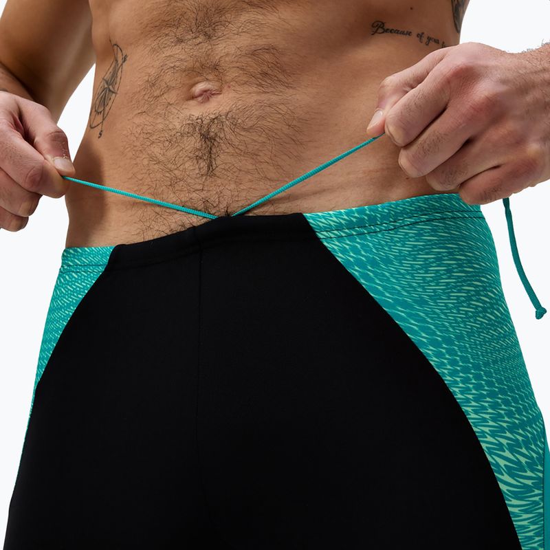 Férfi úszódressz Speedo Endurance+ MAX Splice Jammer fekete/türkiz drágakő 5